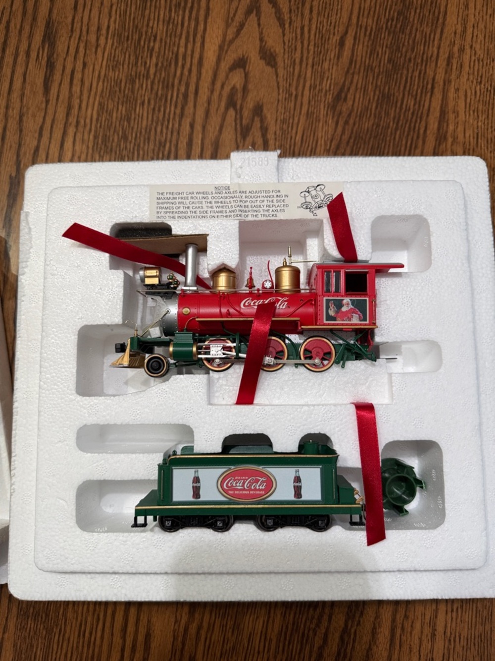 Hawthorne Village Coca Cola “The COCA-COLA Locomotive & Tender”